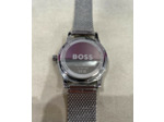 Montre BOSS Business homme bracelet maille milanaise acier gris
