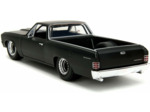 Jada - Fast and Furious 1967 El Camino, 253203086, extrait du Film Fast and Furious 10, moulé sous Pression, échelle 1:24, Dominic Toretto, Convient à partir de 8 Ans, Noir