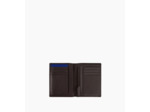 Portefeuille vertical moyen modèle zippé 2 volets Martin en cuir lisse