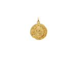 Medaille Arthus bertrand Daphné en or jaune, 18mm