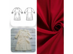 Christine Charles – Kit Couture Robe Eleanora Uni Couleur Rouge