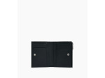 Portefeuille moyen modèle zippé Charles en cuir grainé