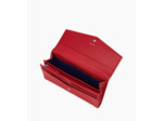 Grand portefeuille Charlotte en cuir lisse