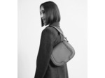 Sac bandoulière moyen modèle Ella en cuir grainé