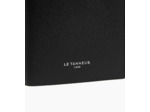 Portefeuille vertical zippé moyen modèle Lucien en cuir grainé