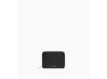 Porte monnaie zippé avec porte cartes amovible Albertine en cuir lisse