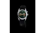 Montre March LA.B Agenda Automatique - Private  Emerald - Harisson perforé  Noir