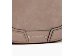 Petit sac à bandoulière Ella en cuir grainé et nubuck