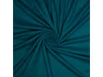 Sélection Coup de Coudre - Tissu Gabardine Souple de Bambou et Polyester Recyclé Uni Couleur Turquoise