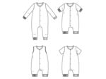 Ikatee – Patron Enfant Combi Pyjama "Gaby" de 3 à 12 ans