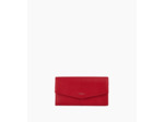 Grand portefeuille Charlotte en cuir lisse