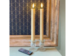 Coffret de 2 bougies Chandelles Led avec télécommande