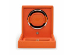 Remontoir pour montre automatique Wolf 1834 en cuir vegan orange