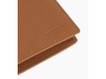 Grand portefeuille vertical zippé 2 volets Charles en cuir grainé