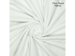 Fibre Mood - Tissu Popeline de Coton Lavé "Nanaka" Uni Couleur Blanc