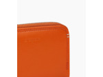 Porte monnaie zippé Martin en cuir lisse