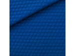 See You at Six - Tissu Maille Matelassé  Piqué Uni Bleu Surf the Web