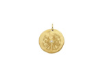 Médaille Arthus Bertrand Comédie pissenlit 23mm en or jaune et diamant
