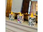 Petite bougie Led papier italien