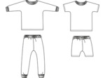 Ikatee – Patron Enfant Pyjama "Sacha" de 3 à 12 ans