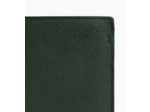 Petit portefeuille vertical zippé 2 volets Lucien en cuir grainé