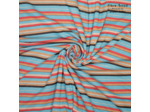 Fibre Mood - Tissu Jacquard de Coton Bio "Arielle" Rayures Multicolore