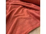 Sélection Coup de coudre - Tissu Jersey de Lin et Viscose Uni Terre Cuite