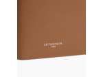 Portefeuille vertical zippé moyen modèle Lucien en cuir grainé