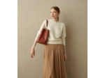 Grand sac seau Louise en cuir grainé
