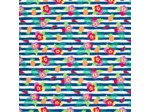 Sélection Coup de Coudre - Tissu Maille Maillot de Bain Imprimé Fruits Tropicaux