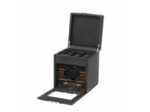Remontoir pour montre automatique avec rangements Wolf 1834 Roadster en cuir vegan noir