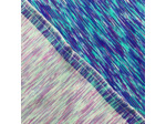 Sélection Coup de Coudre - Tissu Lycra Maillot de Bain Traits Multicolores Bleu Aquamarine