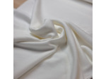 Sélection Coup de Coudre - Tissu Maille de Coton Côtes Fines Couleur Blanc