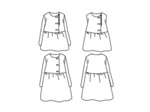 Ikatee – Patron Enfant Blouse ou Robe "Elona" de 3 à 12 ans