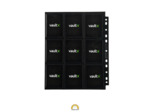 Vault X - Recharges de classeur Sideloaders 9 pochettes - 50 pages - Noir