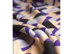 Singulière par Cousette - Tissu Viscose Imprimé "Dune" Violet