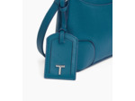 Petit sac bandoulière Romy en cuir grainé et lisse