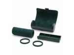 Étui pour 3 montres Wolf 1834 British Racing Green en cuir vegan vert