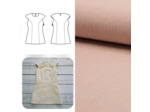 Christine Charles – Kit Couture Robe Yselda Uni Couleur Rose Saumon