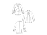 Maison Fauve - Patron Couture Femme Manteau "Cliff" du 34 au 52