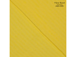 Fibre Mood - Tissu Jacquard "Viva" Mélange de Viscose et Lin avec Rayures en Relief Jaune Canari