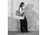 Grand sac cabas Elena en cuir grainé