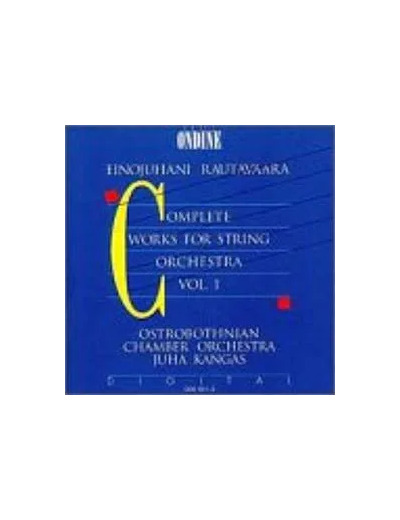 Cd Complete Works for String Orchestra 1