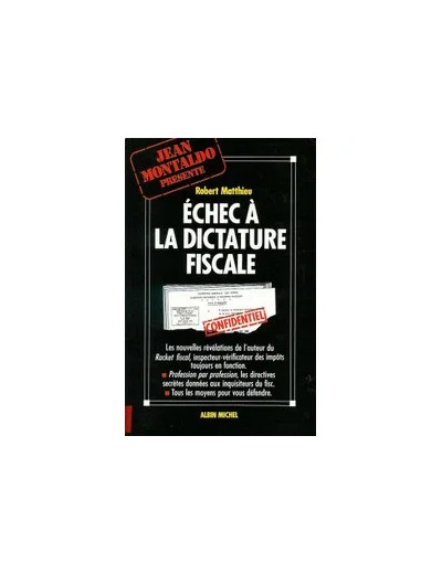 Livre Echec à la dictature fiscale