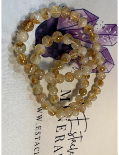 Bracelet en citrine