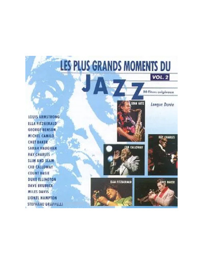 Cd Les plus grands moments du jazz Vol. 2