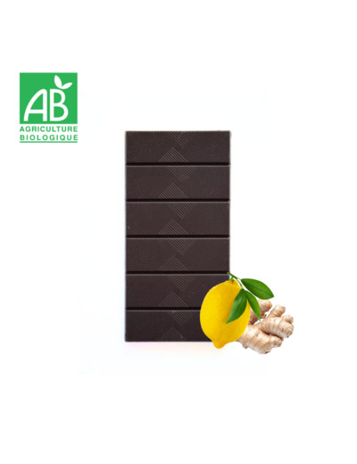 Chocolat Noir Citron Gingembre x 1