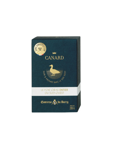 FOIE GRAS ENTIER DE CANARD DU SUD OUEST 205 gr