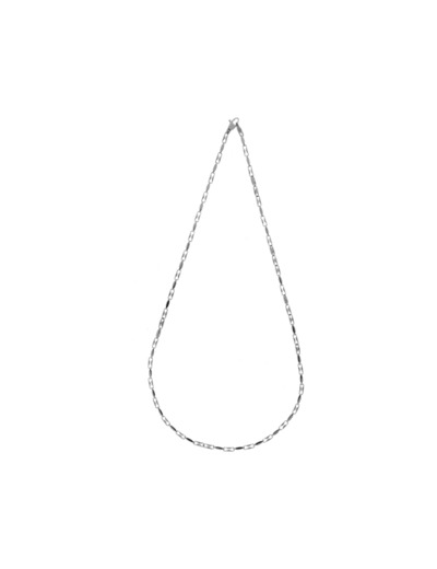 Collier Chimento Accenti en or gris, 45cm