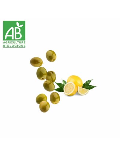 Olives vertes citron basilic - 100g
